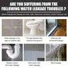 Pegamento Transparente Impermeable Jaysuing Baño Cocina Tubería Masilla Multifuncional Antifugas Recubrimiento de Pared Impermeable
