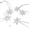 Decoraciones Navideñas de Cristal, Adornos Transparentes para Árbol de Navidad, Accesorios Festivos para Decoración del Hogar/Centro Comercial, Venta al por Mayor por Fabricante