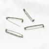Alfinete de Segurança Galvanizado Multifuncional Broche Fixo Acessórios para Joias DIY com Trava Colocar Gravata Broche de Segurança para Mão
