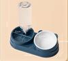 El Juego de Comederos para Mascotas Incluye un Dispensador de Agua Automático y Comederos de Plástico (Material PP), Adecuado para gatos y perros. Los Tazones Cuentan con un Diseño Desmontable Para una Fácil Limpieza.