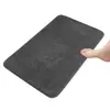 Alfombra de Piso Absorbente para Baño de Color Sólido Antideslizante en Forma de U para Inodoro Alfombra para Pies para Inodoro de Baño Alfombra para Puerta de Baño Alfombra Personalización