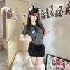 Departamento de Lencería Secretaria Sexy Policía Femenina Traje Profesional Juego de Roles Estudiantes Uniformes Ajustados Tentadoras Maestras OL