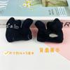 Cartoon Preto e Branco Polka Cat Plush Pingente Roupas Infantis Sapatos Meias Bolsa Acessórios de Suspensão Acessórios de Cabelo Grampo de Cabelo DIY Acessórios