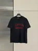 Camiseta de Casal Verão Solta Pesada American High Street Essenciais de Nevoeiro Masculina