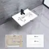 36CM Lado Estreito Painel Colmeia de Aço Inoxidável Banheiro de Apartamento Pequeno Lavatório Estreito Longo Pia Gabinete de Banheiro