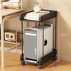 Suporte para computador com base removível e polia para mesa de escritório.
