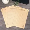 Papel Kraft Retrô Espessado Estilo Chinês Desenho Animado Literário Estilo Antigo Carta de Amor Carta de Confissão Papel Envelope Impresso Personalizado