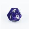 Tutorial de Mesa para Jogo de RPG com Dados de Acrílico: Jogo de Tabuleiro d12, Dados Transparentes de 12 Lados COC com Textura de Pérola (Cooperação transfronteiriça)