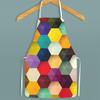 Delantal de color más vendido de AliExpress delantal de costura creativa a color delantal con estampado a color estudio jardín delantal impermeable antiincrustante