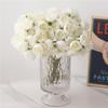 Pequeños Ramos de Rosas Letras a Mano Flores Artificiales 27 Pequeñas Peonías Flores Falsas Atrezzo para Fotografía Flores para Sostener la Novia Adornos para el Hogar