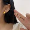 Set de pendientes de tachuela de flor de fruta de cerámica fresca estilo Mori diseño de nicho pendientes de chica de verano pendientes
