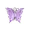 Pulsera de acrílico de aleación doble con microincrustaciones de mariposa para bricolaje, venta al por mayor de fábrica, accesorios de joyería