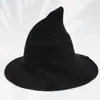 Sombrero de Bruja de Punta Explosivo Transfronterizo para Mujer Personalidad Sencilla Sombrero Mágico Para Juegos de Rol Fiesta de Todos los Santos