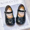 Sapatos Femininos Estilosos Sapatos de Princesa 2026 Novo Laço Bebê Sapatos Infantis Kids Solado Macio Antiderrapante Sapatos para Dirigir Tendência