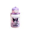 Caneca Térmica Portátil Fofa da Família Sanrio com Alça, Copo de Bebida Ajustável para Crianças com Alça Dupla