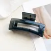 Nuevos pasadores de garra color gelatina para cabello grueso, accesorios para el cabello elegantes y exquisitos para recogidos en la parte posterior de la cabeza, pinzas de tiburón