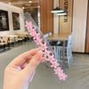 Pasador infantil lindo accesorio para el cabello de flor de cerezo 2023 nuevo clip para flequillo lateral tocado pasador para cabello suelto de niña pequeña