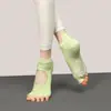 Oferta Especial Calcetines Antideslizantes de Yoga para Mujer, Calcetines Finos de Cinco Dedos, Calcetines de Pilates con Dedos Separados, Calcetines Deportivos Abiertos en los Dedos
