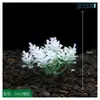 Simulação Mini Aquário de Água Decoração Paisagística Plantas Aquáticas de Simulação de Plástico Cenário de Aquário Hotel Hotel Ornamentos de Mesa de Areia