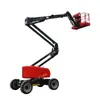 Plataforma elevadora articulada autopropulsada, plataforma de trabajo aéreo electrohidráulica, vehículo elevador para mantenimiento e inspección de fábricas en exteriores