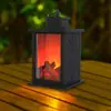 Amazon Transfronterizo Creativo Pequeños Adornos Decoración del Hogar Manualidades Candelabro Decoración de Simulación Linterna de Llama de Carbón LED