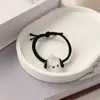 Cuerda Transparente de Goma Elástica para el Cabello Dibujos Animados Parchia Perro ins Corazón Girly Pareja Adorno para la Cabeza Lindo Anillo para el Cabello Banda de Goma Pequeña