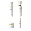 Nuevo Set de Botellas de Vidrio para Cuidado de la Piel con Hombro Retorcido Botella Dispensadora de Crema 50g Botella con Bomba de Presión para Loción 120ml
