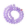 Casta Ming comercio lavanda Jade persa cuentas sueltas púrpura transparente beige pulsera de jade collar accesorios de joyería al por mayor