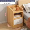 Mesa de cabeceira para apartamentos pequenos, armário de armazenamento ultranarrow, prateleira simples para moradia alugada, armário estreito de cabeceira para quarto