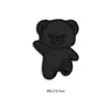 Parche Bordado de Panda Negro Parche de Dibujos Animados Autoadhesivo para Ropa, Mangas Cortas, Bolsas, Lindo Parche Decorativo
