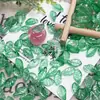 Cuentas de Flor de Hoja de Manzana Tulipán de Vidrio Degradado Materiales para Pulsera de Cuentas Hecha a Mano DIY Accesorios para Pendientes