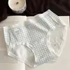Calcinhas Femininas 10A Antibacterianas com Entrepernas Estendido Elástico no Quadril Ajuste Perfeito 100% Algodão Florais Doces Calcinhas de Menina 100% Algodão Amigáveis à Pele e Respiráveis