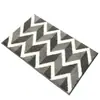 Tapete Absorvente Irregular Fofo para Banheiro Tapete Geométrico Abstrato para Porta de Vaso Sanitário Tapete Decorativo para Vestiário Guarda-roupa