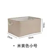 Cesta de Almacenamiento Nueva Plegable Cesta de Almacenamiento de Lino Cesta con Asa Caja de Almacenamiento para Ropa Caja de Almacenamiento para Juguetes Cuerda de Algodón