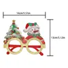 Gafas Navideñas Nuevas Transfronterizas con Astas de Reno, Árbol de Navidad, Papá Noel, Muñeco de Nieve, Decoraciones de Gafas para Ambiente Festivo