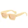 Gafas de sol rectangulares de marco estrecho estilo coreano europeas y americanas, monturas cuadradas pequeñas de estilo callejero hip-hop y disco, gafas de sol adelgazantes y de alta gama
