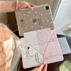 Funda Protectora para Tableta iPad Dachshund Patchwork Rosa 9.7/8.3 pulgadas Y-Fold Pro11 A Prueba de Caídas A16 Coreana