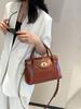 Bolsa Transversal Estilo Novo 2026 para Mulheres, Bolsa para o Dia a Dia, Bolsa de Mão de Couro Genuíno de Luxo Discreto, Bolsa de Ombro de Couro Bovino de Camada Superior