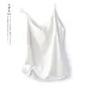 Camisola Cruzada de Seda Helada con Cuello en V Estilo Francés para Mujer, Nuevo Top de Verano 2025, Camisa Base para Usar con un Traje