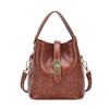 Estilo ocidental all-match feminino bucket bag 2023 personalidade nicho design ombro mensageiro bolsa bloqueio Fashion Bag