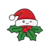 Insignia Broche Metálico Navideño Serie de Nuevo Producto Transfronterizo con Forma de Pingüino, Muñeco de Nieve, Coche y Oso de Dibujo Animado Lindo