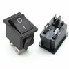 Interruptor Kcd1 Forma de Barco 15*21mm Interruptor Basculante de Dos Pines Interruptor de Encendido para Electrodomésticos Pequeños Interruptor de Lámpara de Escritorio Ventilador