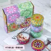 Set de Caja de Regalo de Velas Aromáticas de Cera de Soja Importadas Transfronterizas con Flores Secas, Recuerdos, Regalos de Boda y Cumpleaños, Fragancia Floral, Sin Humo