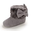 Sapatos de algodão para bebês menina 0-1 anos de idade inverno forrado de lã sapatos de princesa quentes engrossados 3-6-9-12 meses sapatos de bebê
