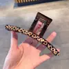 Grampo de Cabelo Estampado de Leopardo Retrô Coreano para Cabelo Feminino na Parte de Trás da Cabeça, Presilha Shark para o Dia a Dia, Grampo de Cabelo para Queda de Cabelo Fácil, Acessório de Cabelo