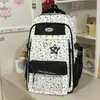 Estilo Coreano Dulce Estrella Dopamina Bolsa para Dolor Alto Aspecto Bloque de Color Estudiantes de Primaria Grados 3-5 Juego de Dos Piezas Mochila