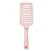 Pente de Costelas Fofo para Estilização de Coroa Alta, Pente Grande Curvo para Cabelo, Ferramenta de Estilização com Massagem, Pente para Uso Doméstico Feminino