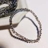 Pulseira Vintage de Cristal com Contas Japonesa e Coreana Atacado Estilo Ins Temperamento Cor Simples Pulseira de Cristal Elástica para Mulheres