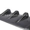Alerón trasero universal para coche, alerón trasero con luz LED, deflector tipo aleta de tiburón.