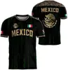 Camiseta 3D da Seleção Mexicana 2026 Casual Esportiva Evento da Copa do Mundo Torcedor Torcendo Gola Redonda Manga Curta